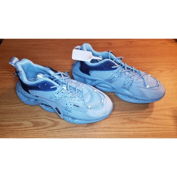 Enzo Pulse Courage Blue Men's Size 45 EU Shoes Sneakers Basketball Mid Tops New - Picture 2 of 6